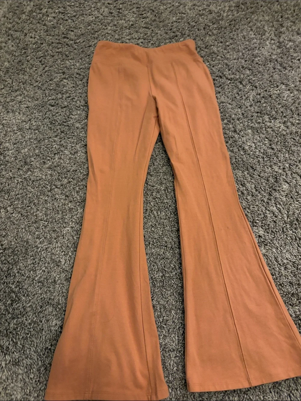 art class Girls' Flared Leggings in Terracotta Orange